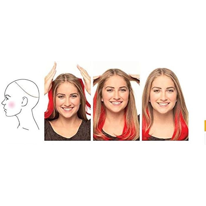 DILLARDS Fashion Long Curly Elegant Curtain Line Hair Extension (B0968Xs6Mt) - Image 3